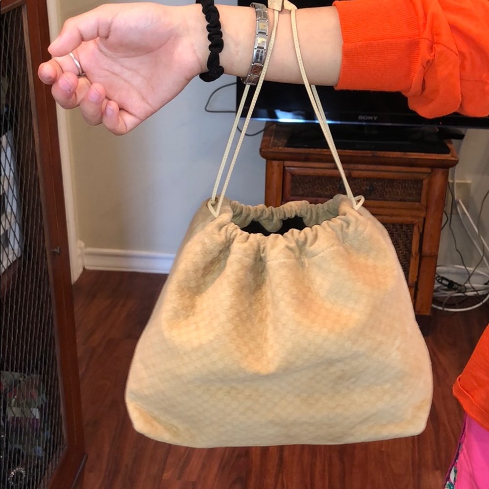 GUCCI suede mini bag